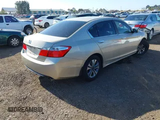 2014 Honda Accord LX with VIN 1HGCR2F34EA209843, listed as a IAAI auction lot 42073543 with 208,210 mi miles and . Bid and sale history available at carsss.com. Image 4.