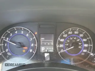 2012 Infiniti FX with VIN JN8AS1MW4CM154991, listed as a Copart auction lot 53471755 with 167,418 mi miles and Salvage title. Bid and sale history available at DreamBid. Image 9.