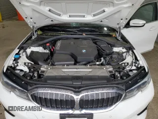 2022 BMW 3 Series 330i xDrive with VIN 3MW5R7J01N8C78063, listed as a Copart auction lot 55321055 with 22,797 mi miles and Salvage title. Bid and sale history available at DreamBid. Image 11.