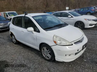 2007 Honda Fit Sport with VIN JHMGD38617S016721, listed as a Copart auction lot 53240505 with 238,523 mi miles and Clean Title. Bid and sale history available at carsss.com. Image 4.