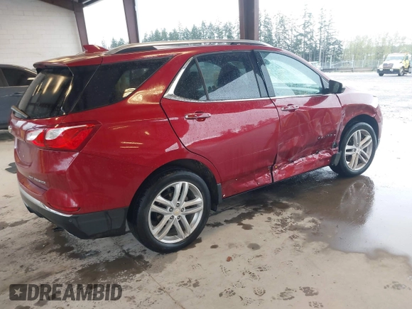 2019 Chevrolet Equinox Premier with VIN 2GNAXYEX8K6223490, listed as a IAAI auction lot 41979705 with 57,462 mi miles. Bid and sale history available at carsss.com. Image 4.