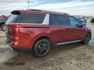 2024 Kia Carnival SX with VIN KNDNE5H33R6425645, listed as a Copart auction lot 80764464 with 7,186 mi miles and Salvage Title. Bid and sale history available at carsss.com. Image 3.