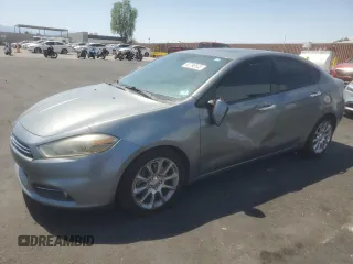 2013 Dodge Dart Limited with VIN 1C3CDFCH1DD134427, listed as a Copart auction lot 62793545 with 125,704 mi miles and Salvage title. Bid and sale history available at DreamBid. Image 1.