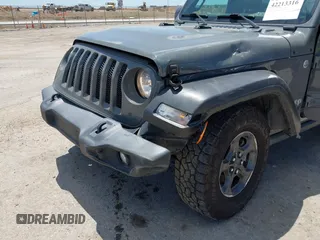 2021 Jeep Wrangler Sport S z VIN 1C4HJXAG8MW569220, wystawiony jako IAAI lot #42213316 z przebiegiem 41 284 mil mil oraz . Historia ofert i sprzedaży dostępna na DreamBid. Obrazek 6.