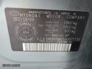 2010 Hyundai Elantra Touring SE with VIN KMHDC8AE5AU071153, listed as a Copart auction lot 85696194 with 222,510 mi miles and Clean Title. Bid and sale history available at carsss.com. Image 12.