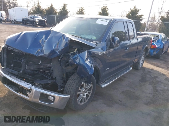 2015 Ford F-150 XL with VIN 1FTEX1CP8FKE22336, listed as a IAAI auction lot 41810766 with 124,354 mi miles and . Bid and sale history available at DreamBid. Image 2.