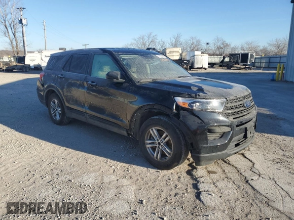 2022 Ford Explorer with VIN 1FMSK7BH8NGA86991, listed as a Copart auction lot 41907064 with 80,555 mi miles and Salvage Title. Bid and sale history available at carsss.com. Image 4.