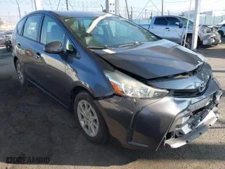 2015 Toyota Prius v Two with VIN JTDZN3EU3FJ037441, listed as a IAAI auction lot 41430837 with 191,370 mi miles. Bid and sale history available at carsss.com. Image 1.