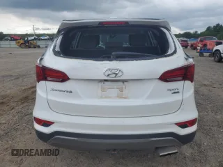 2017 Hyundai Santa Fe 2.4L z VIN 5XYZTDLB8HG429461, wystawiony jako Copart lot #53668375 z przebiegiem 97 447 mil mil oraz Czysty tytuł • Clean title. Historia ofert i sprzedaży dostępna na DreamBid. Obrazek 6.