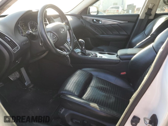 2015 Infiniti Q50 Premium with VIN JN1BV7AP9FM350293, listed as a Copart auction lot 42134735 with 138,152 mi miles and Salvage Title. Bid and sale history available at carsss.com. Image 7.