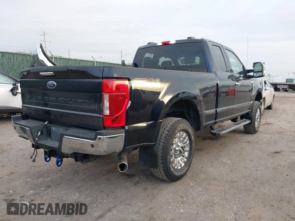 2021 Ford Super Duty F-250 SRW XL with VIN 1FT7X2B65MEC48955, listed as a IAAI auction lot 38286517 with 41,205 mi miles. Bid and sale history available at carsss.com. Image 4.