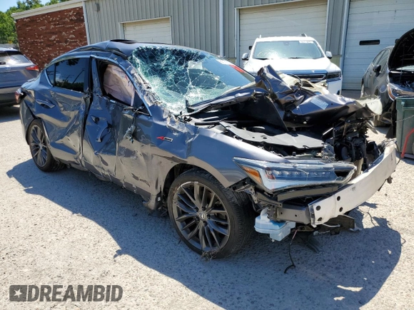 2020 Acura ILX Premium с VIN 19UDE2F87LA010729, выставлен на аукционе Copart как лот 61171144 с пробегом 53 041 миль миль и Списание • Salvage title. История ставок и продаж доступна на DreamBid. Изображение 4.