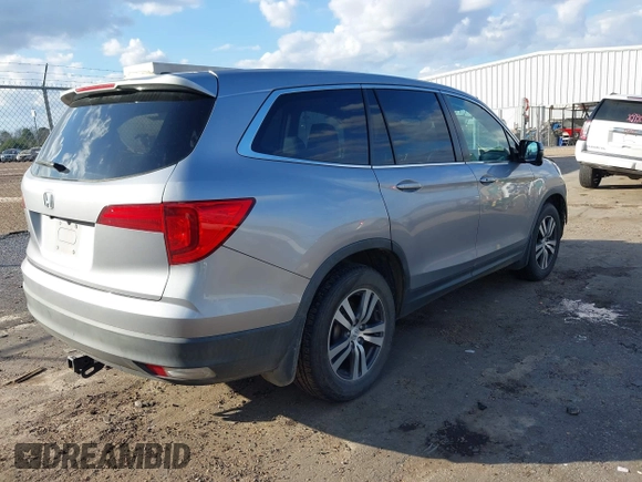 2018 Honda Pilot EX-L with VIN 5FNYF5H56JB000683, listed as a IAAI auction lot 41470855 with 80,301 mi miles. Bid and sale history available at carsss.com. Image 4.