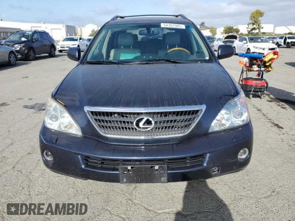 2007 Lexus RX 400h with VIN JTJGW31U572003410, listed as a Copart auction lot 54107905 with 216,972 mi miles and Clean Title. Bid and sale history available at DreamBid. Image 5.