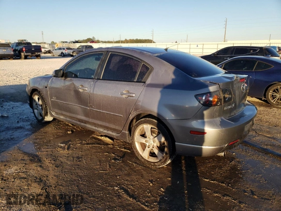 2006 Mazda 3 s with VIN JM1BK324461504512, listed as a Copart auction lot 80015434 with 130,797 mi miles and Salvage Title. Bid and sale history available at DreamBid. Image 2.