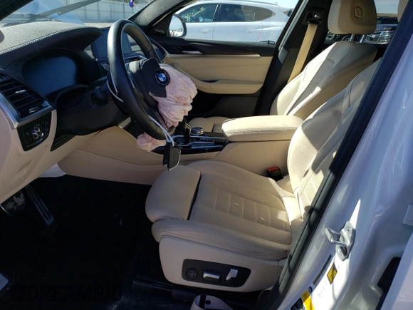 2021 BMW X4 xDrive30i with VIN 5UX2V1C01M9F91616, listed as a Copart auction lot 74006453 with 0 mi miles. Bid and sale history available at carsss.com. Image 7.