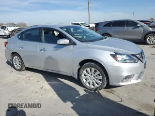 2017 Nissan Sentra S with VIN 3N1AB7AP5HY323905, listed as a Copart auction lot 89083675 with 84,580 mi miles and Salvage Title. Bid and sale history available at DreamBid. Image 4.