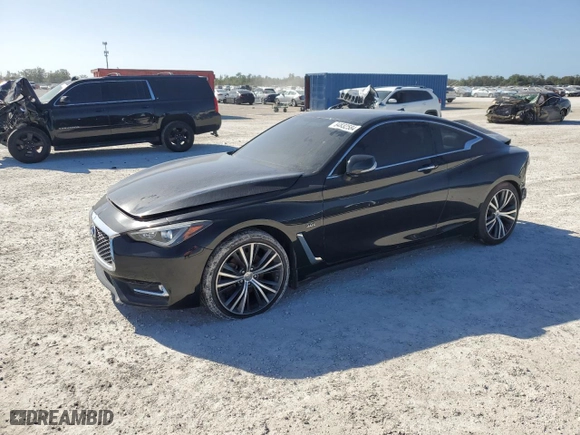 2017 Infiniti Q60 3.0t Premium with VIN JN1EV7EK1HM362520, listed as a Copart auction lot 84832584 with 74,513 mi miles and Clean Title. Bid and sale history available at carsss.com. Image 1.