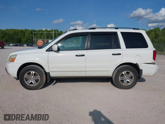 2005 Honda Pilot EX-L with VIN 5FNYF185X5B012415, listed as a IAAI auction lot 42395828 with 246,342 mi miles and . Bid and sale history available at DreamBid. Image 14.