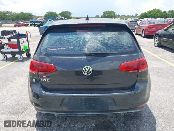 2015 Volkswagen GTI SE with VIN 3VW4T7AU0FM043274, listed as a IAAI auction lot 42191448 with 108,094 mi miles and . Bid and sale history available at DreamBid. Image 17.