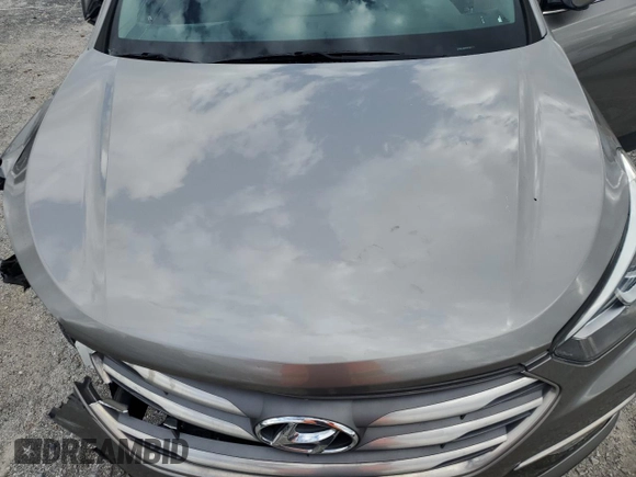 2017 Hyundai Santa Fe 2.4L with VIN 5XYZU3LB3HG387935, listed as a Copart auction lot 57442735 with 90,637 mi miles and Salvage title. Bid and sale history available at DreamBid. Image 11.