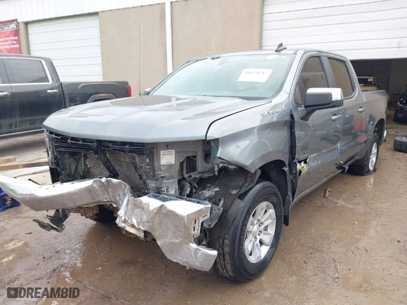 2021 Chevrolet Silverado 1500 LT with VIN 3GCPWCED8MG186057, listed as a IAAI auction lot 41624737 with 118,743 mi miles. Bid and sale history available at carsss.com. Image 2.