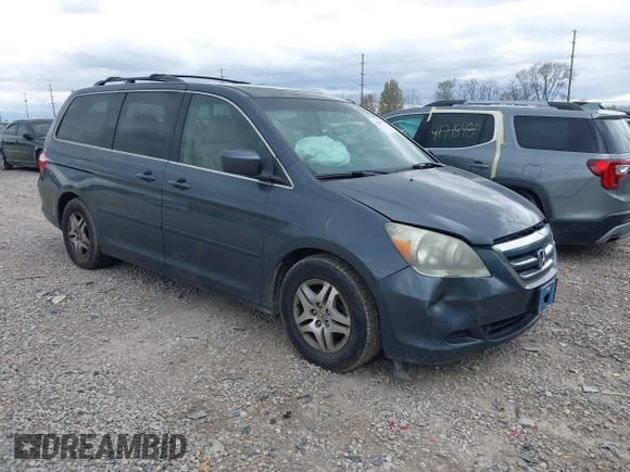 2006 Honda Odyssey EX-L with VIN 5FNRL38716B441549, listed as a IAAI auction lot 42048758 with 232,194 mi miles. Bid and sale history available at carsss.com. Image 1.