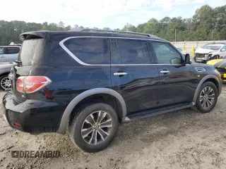 2019 Nissan Armada SV with VIN JN8AY2NC9K9588480, listed as a Copart auction lot 73414754 with 86,430 mi miles and Salvage Title. Bid and sale history available at carsss.com. Image 3.