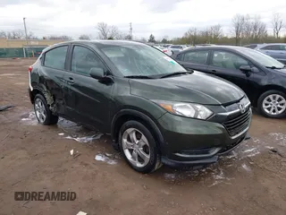 2018 Honda HR-V LX with VIN 3CZRU6H31JM703631, listed as a IAAI auction lot 41877535 with 153,964 mi miles. Bid and sale history available at carsss.com. Image 1.