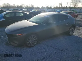 2020 Mazda Mazda3 Hatchback Premium Package with VIN JM1BPANMXL1170340, listed as a Copart auction lot 43778045 with 42,028 mi miles and Non Repairable. Bid and sale history available at carsss.com. Image 1.