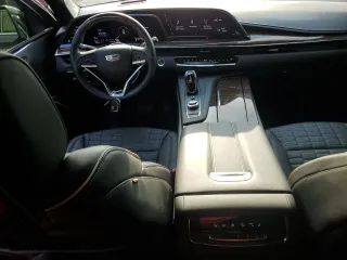 2023 Cadillac Escalade Premium Luxury Platinum with VIN 1GYS4DKL8PR400027, listed as a Copart auction lot 66006584 with 10,697 mi miles and Salvage Title. Bid and sale history available at carsss.com. Image 8.