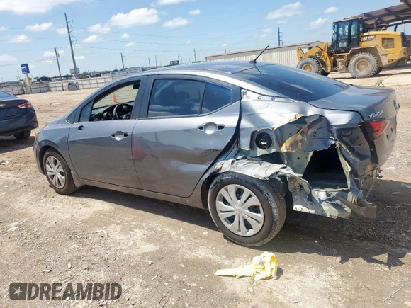 2023 Nissan Versa S with VIN 3N1CN8DV5PL852699, listed as a Copart auction lot 58822625 with 13,384 mi miles and Salvage title. Bid and sale history available at DreamBid. Image 2.
