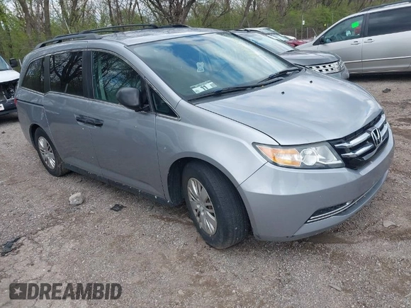 2016 Honda Odyssey LX with VIN 5FNRL5H23GB028338, listed as a IAAI auction lot 41980064 with 186,403 mi miles and . Bid and sale history available at DreamBid. Image 1.