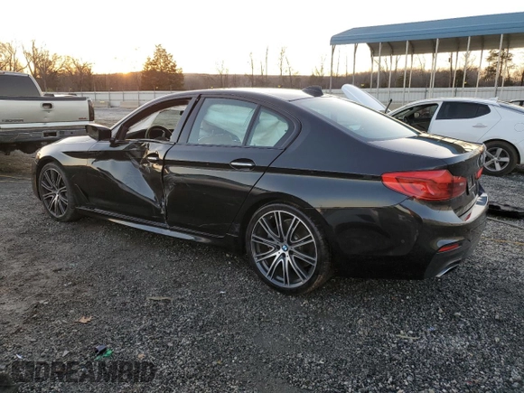 2018 BMW 5 Series 540i with VIN WBAJE5C51JG918565, listed as a Copart auction lot 48204955 with 74,474 mi miles and Salvage Title. Bid and sale history available at carsss.com. Image 2.