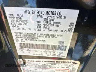 2013 Ford F-150 XL with VIN 1FTMF1CM7DFE09796, listed as a Copart auction lot 83859124 with 67,872 mi miles and Clean title. Bid and sale history available at DreamBid. Image 10.