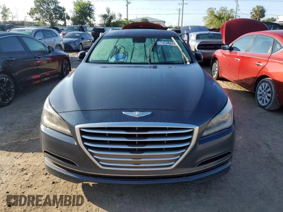 2015 Hyundai Genesis 3.8L with VIN KMHGN4JE1FU098809, listed as a Copart auction lot 73748684 with 255,411 mi miles and Salvage Title. Bid and sale history available at carsss.com. Image 5.