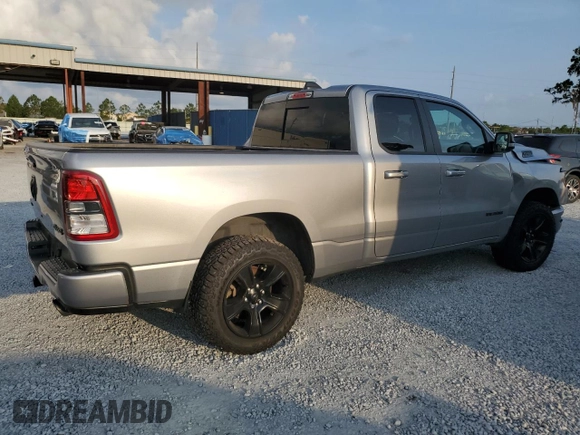 2022 Ram 1500 Big Horn with VIN 1C6SRFBT5NN144489, listed as a Copart auction lot 57112715 with 52,933 mi miles and Non repairable. Bid and sale history available at DreamBid. Image 3.