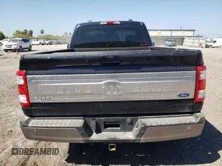 2023 Ford F-150 XL with VIN 1FTMF1C50PKD98385, listed as a Copart auction lot 46917365 with 18,315 mi miles and Salvage Title. Bid and sale history available at carsss.com. Image 6.
