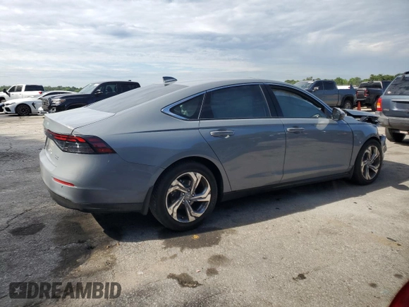 2025 Honda Accord Touring with VIN 1HGCY2F84SA004274, listed as a Copart auction lot 55916415 with 5,285 mi miles and Salvage title. Bid and sale history available at DreamBid. Image 3.