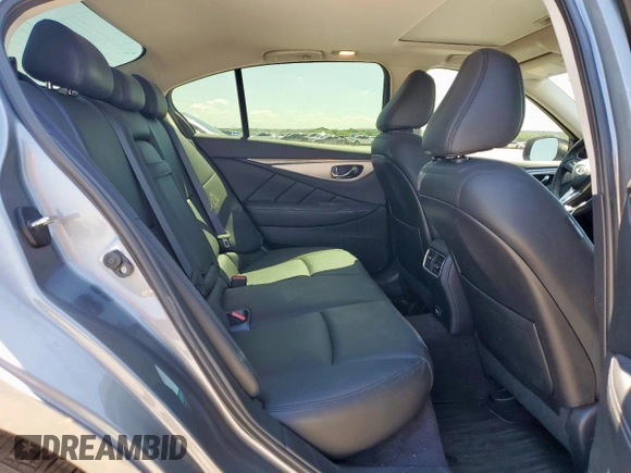 2020 Infiniti Q50 Luxe with VIN JN1EV7AR3LM254833, listed as a Copart auction lot 56284785 with 30,591 mi miles and Salvage title. Bid and sale history available at DreamBid. Image 10.