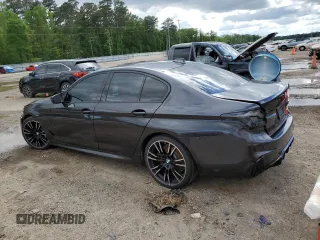 2019 BMW 5 Series 530i with VIN WBAJA5C53KWW30663, listed as a Copart auction lot 52177985 with 116,233 mi miles and Salvage Title. Bid and sale history available at carsss.com. Image 2.