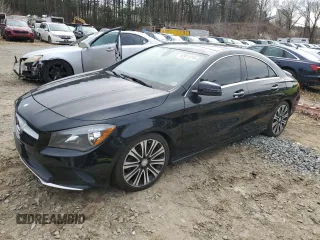 2017 Mercedes-Benz CLA with VIN WDDSJ4GBXHN493923, listed as a Copart auction lot 52911215 with 146,898 mi miles and Clean Title. Bid and sale history available at carsss.com. Image 1.