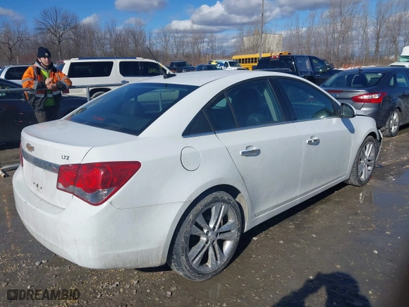 2012 Chevrolet Cruze LTZ with VIN 1G1PH5SC9C7237277, listed as a IAAI auction lot 41688524 with 168,312 mi miles. Bid and sale history available at carsss.com. Image 4.