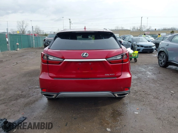 2022 Lexus RX with VIN 2T2HZMDA6NC321813, listed as a IAAI auction lot 41915584 with 36,893 mi miles. Bid and sale history available at carsss.com. Image 17.