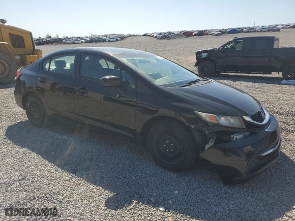 2014 Honda Civic Sedan LX with VIN 19XFB2F52EE043336, listed as a Copart auction lot 50434475 with 127,459 mi miles and Salvage Title. Bid and sale history available at carsss.com. Image 4.