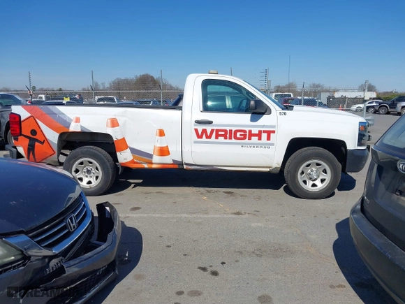 2018 Chevrolet Silverado 1500 Work Truck with VIN 1GCNCNEH2JZ148429, listed as a IAAI auction lot 41709655 with 121,637 mi miles. Bid and sale history available at carsss.com. Image 14.