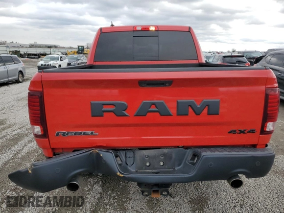 2018 Ram 1500 Rebel with VIN 1C6RR7YTXJS236124, listed as a Copart auction lot 84169794 with 117,097 mi miles and Salvage Title. Bid and sale history available at carsss.com. Image 6.