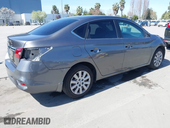 2019 Nissan Sentra S with VIN 3N1AB7AP7KY252391, listed as a IAAI auction lot 41969629 with 100,995 mi miles. Bid and sale history available at carsss.com. Image 4.