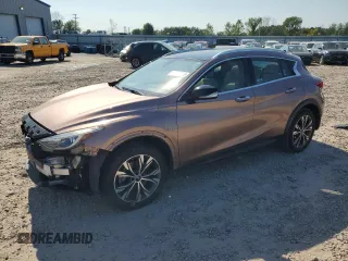 2017 Infiniti QX30 Luxury with VIN SJKCH5CR3HA017228, listed as a Copart auction lot 69993244 with 89,014 mi miles and Salvage Title. Bid and sale history available at carsss.com. Image 1.