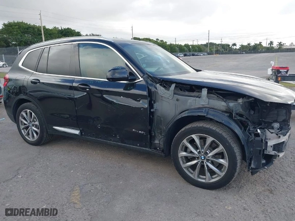 2018 BMW X3 xDrive30i with VIN 5UXTR9C57JLA44710, listed as a IAAI auction lot 41107554 with 75,237 mi miles. Bid and sale history available at carsss.com. Image 6.